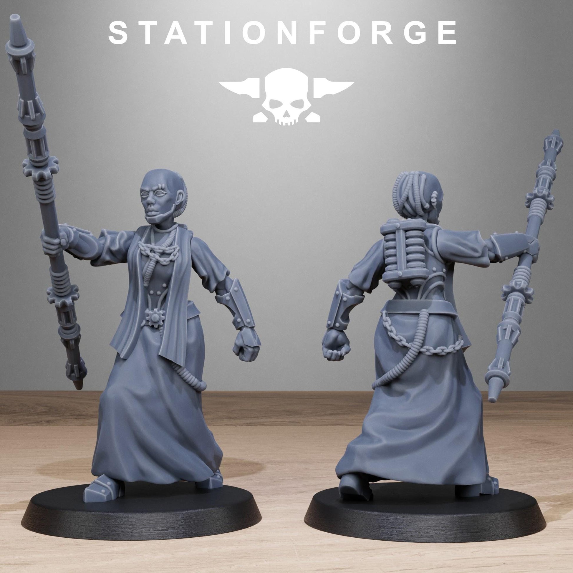 Scavenger Sister Priests - set of 10 (sculpted by Stationforge)