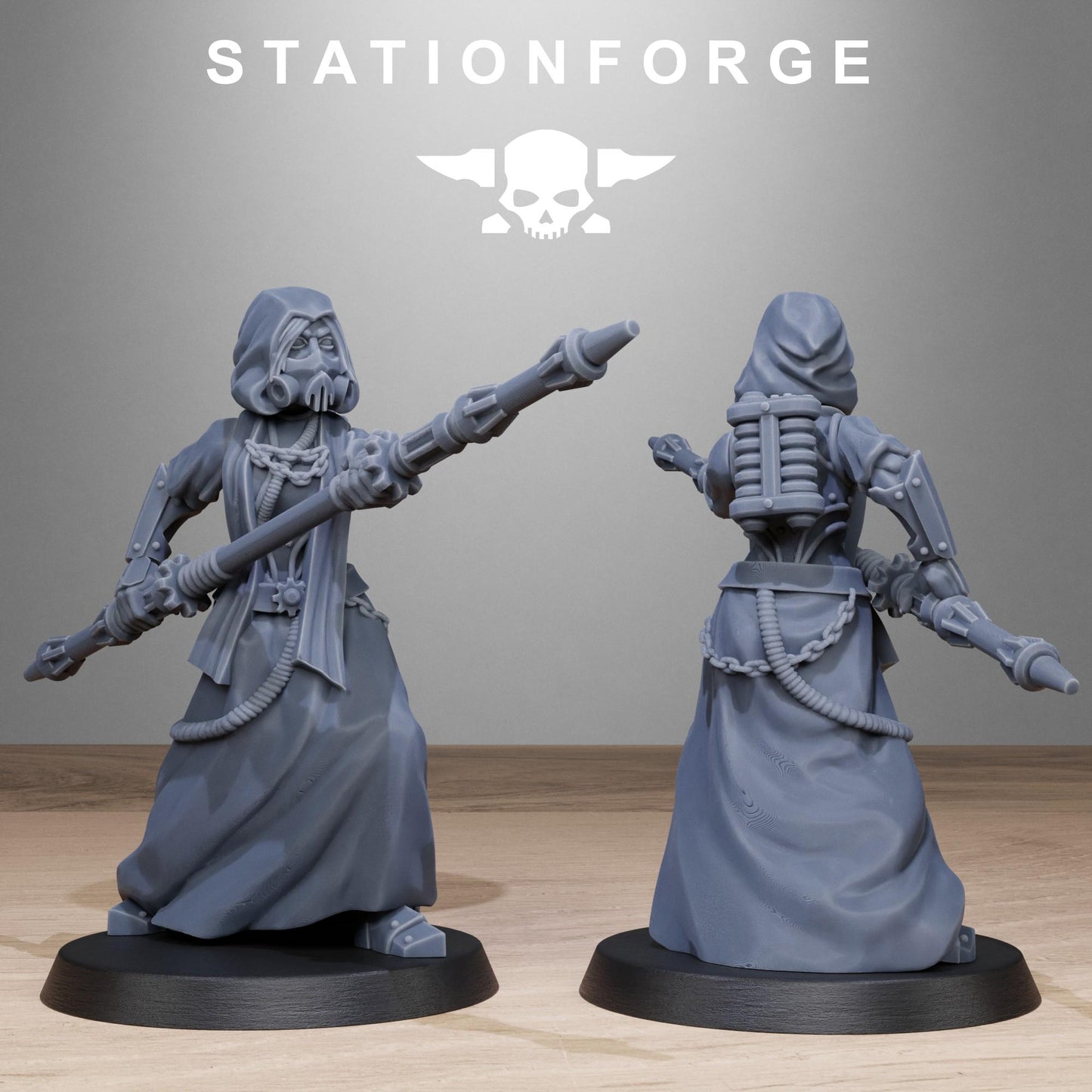 Scavenger Sister Priests - set of 10 (sculpted by Stationforge)
