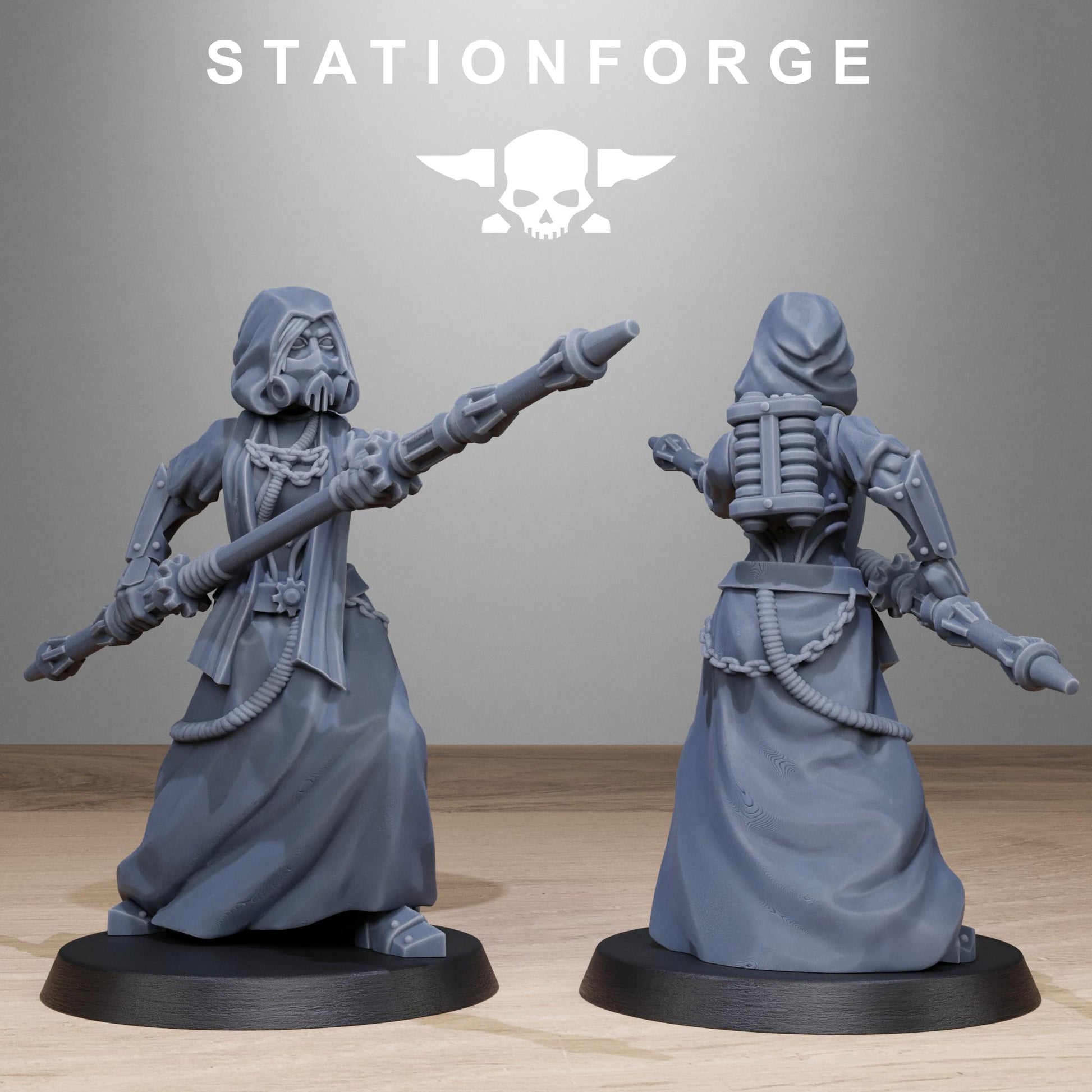 Scavenger Sister Priests - set of 10 (sculpted by Stationforge)