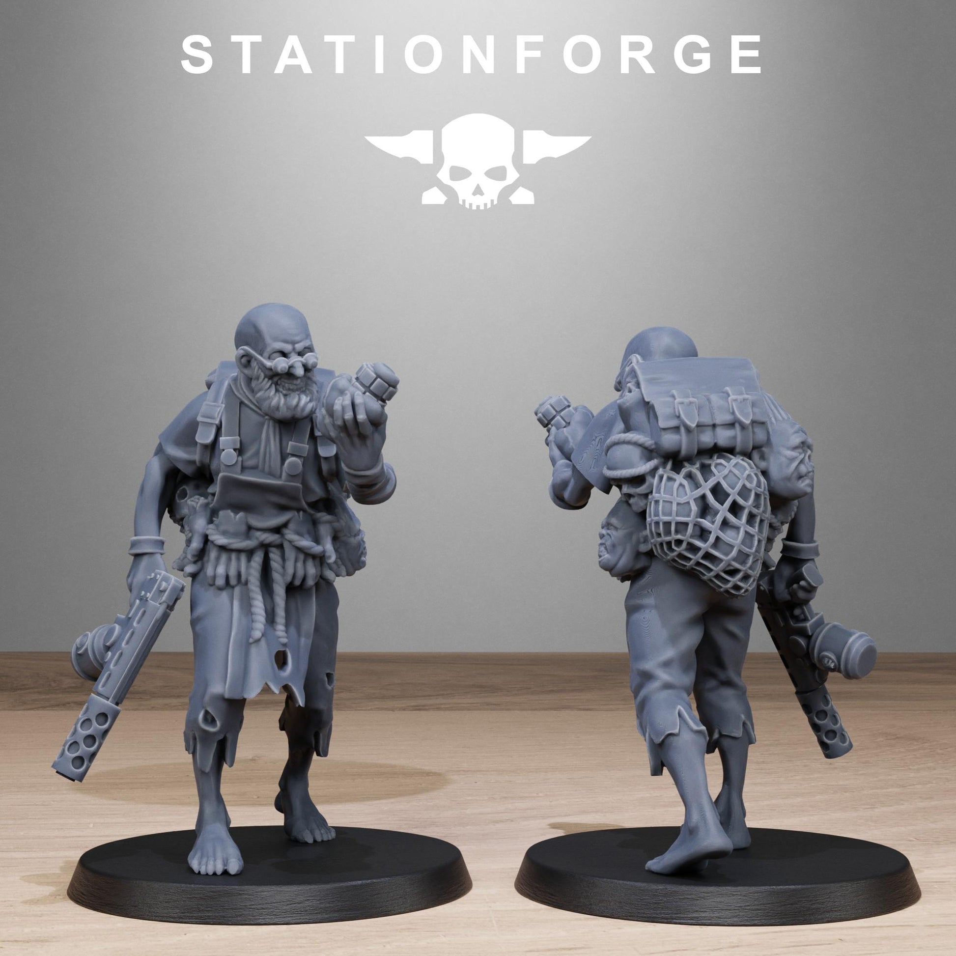 Corrupted Guard Abhumans - set of 10 (with Mutant option) (sculpted by Stationforge)