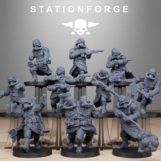 Grim Guard Radioactive Mutants - set of 10 (sculpted by Stationforge)
