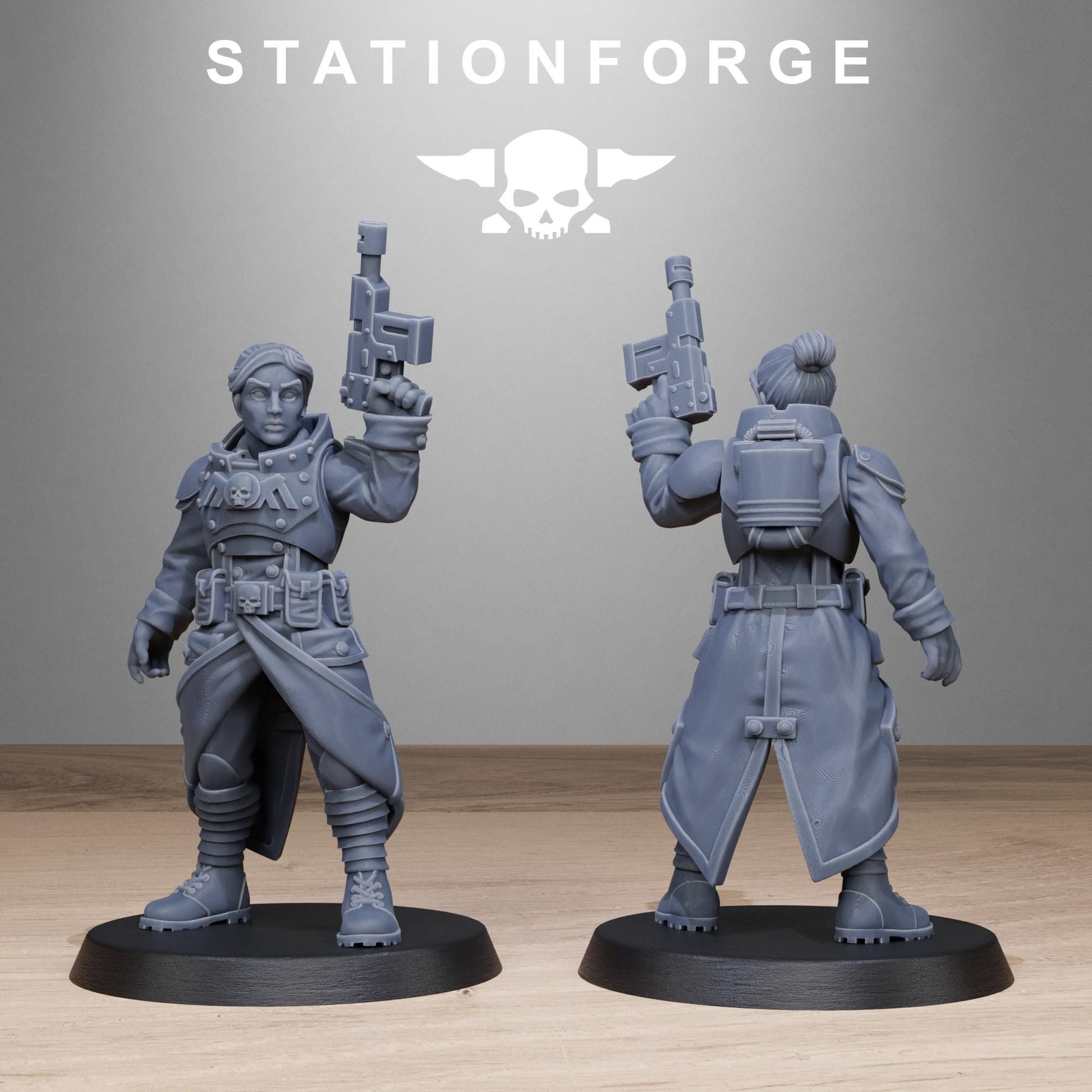 Grim Guard Sisters - set of 10 (sculpted by Stationforge)