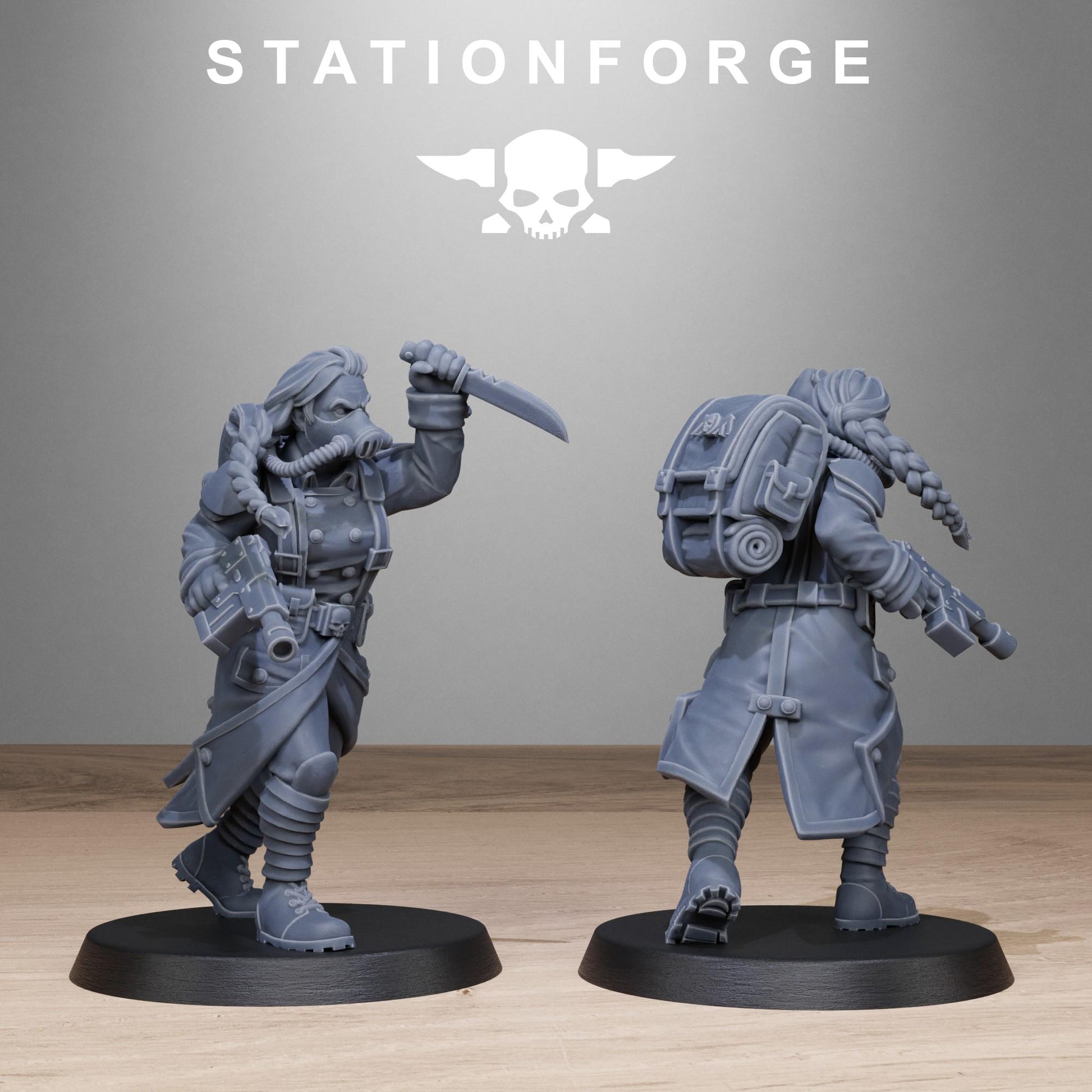 Grim Guard Sisters - set of 10 (sculpted by Stationforge)