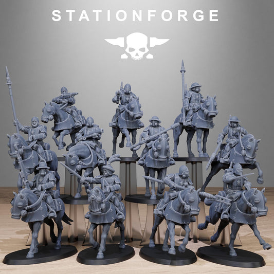 Royal Guard Cavalry - set of 10 (sculpted by Stationforge)
