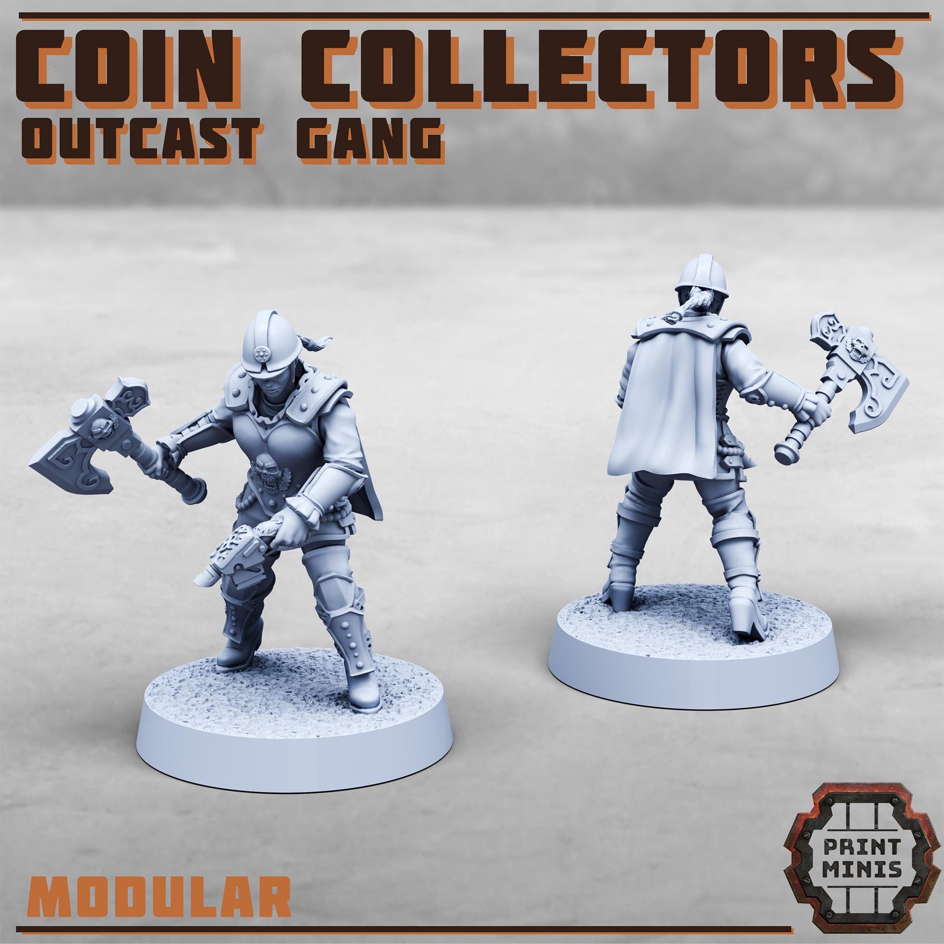Coin Collectors - Outcast Gang (set of 10) by Print Minis