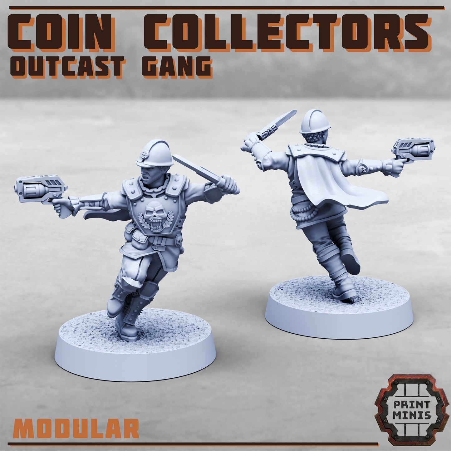 Coin Collectors - Outcast Gang (set of 10) by Print Minis