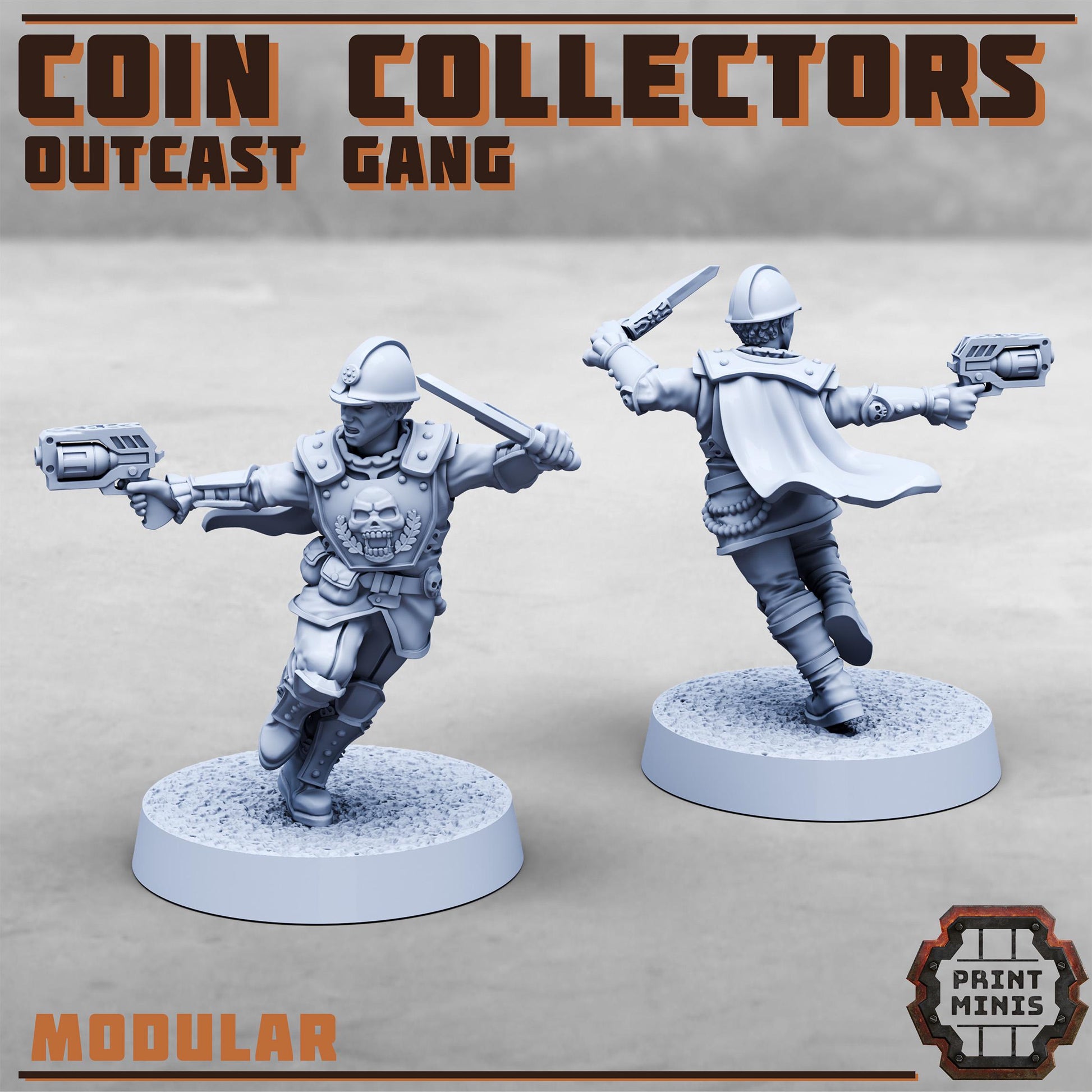 Coin Collectors - Outcast Gang (set of 10) by Print Minis
