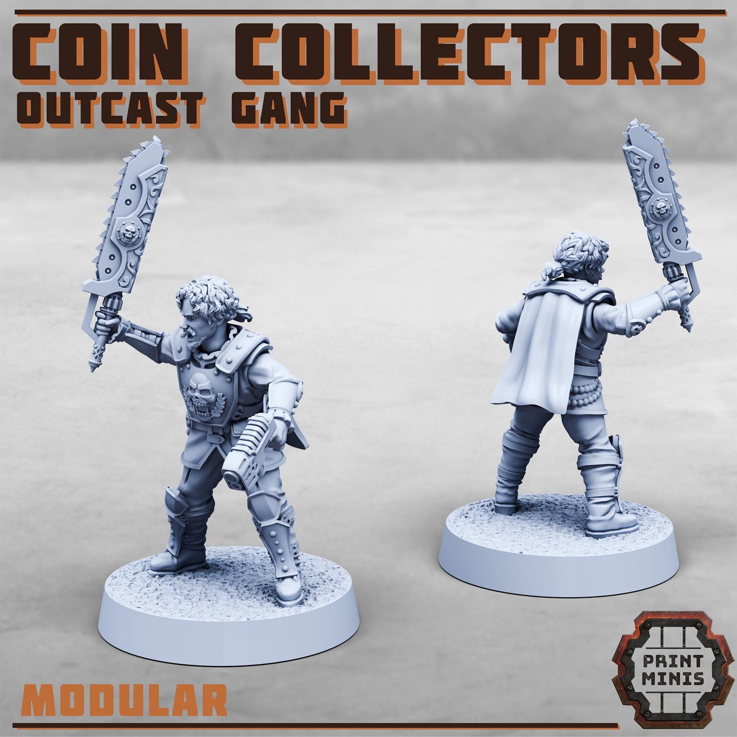 Coin Collectors - Outcast Gang (set of 10) by Print Minis