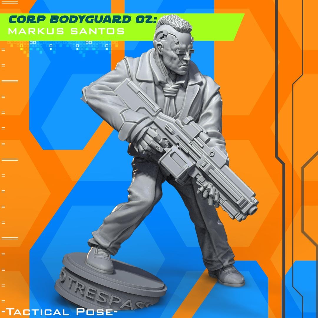 Markus Santos - Corporate Retinue (Sculpted by Jandro Miniatures)