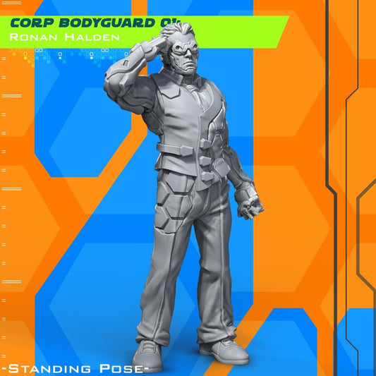 Ronan Halden - Corporate Retinue (Sculpted by Jandro Miniatures)