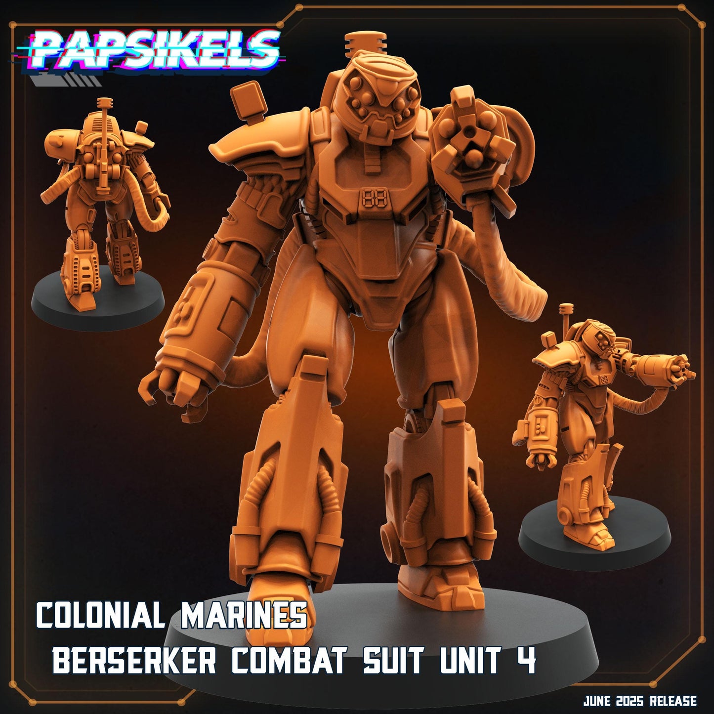 Colonial Marines Berserker Combat Suit Units (sculpted by Papsikels)