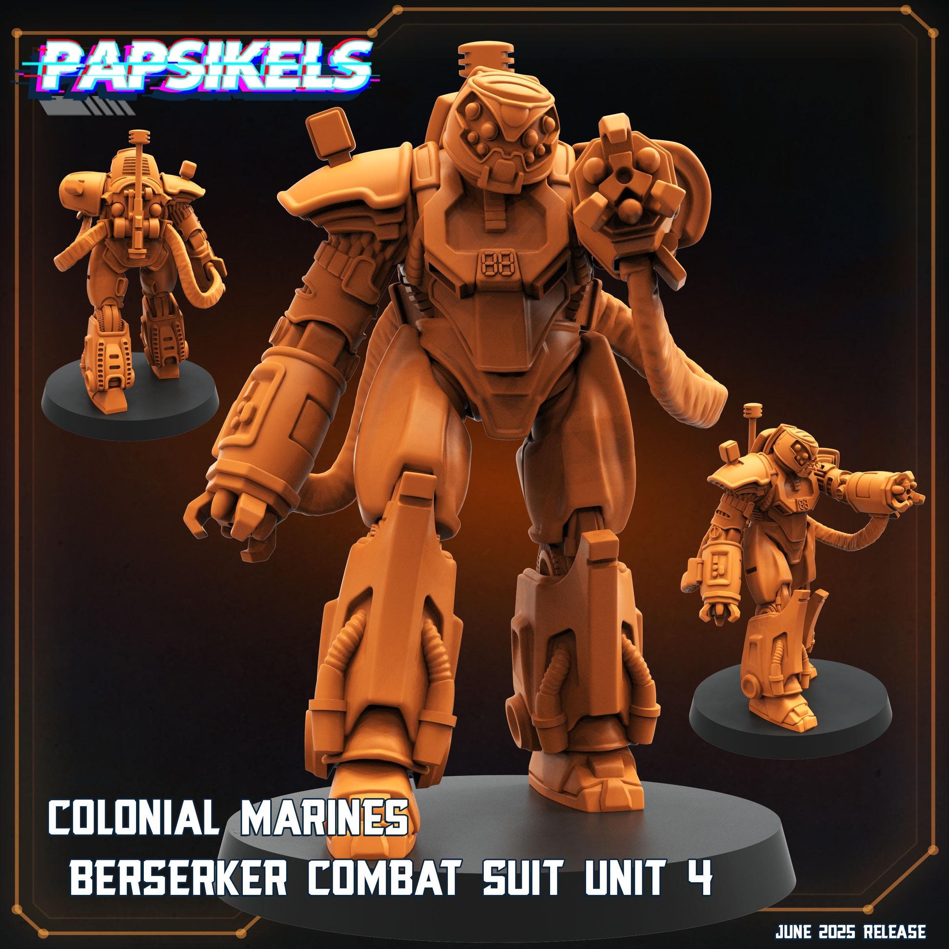 Colonial Marines Berserker Combat Suit Units (sculpted by Papsikels)