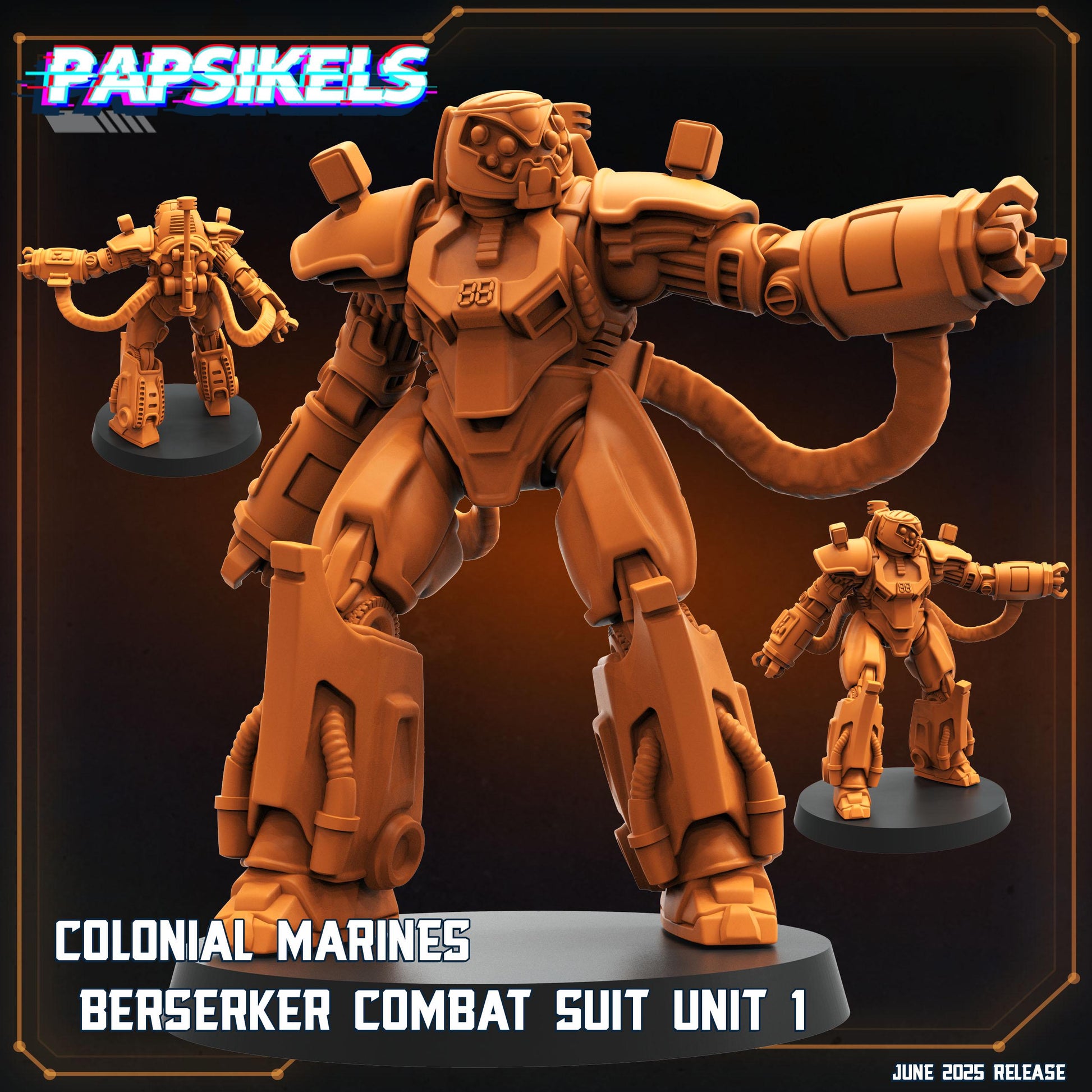 Colonial Marines Berserker Combat Suit Units (sculpted by Papsikels)