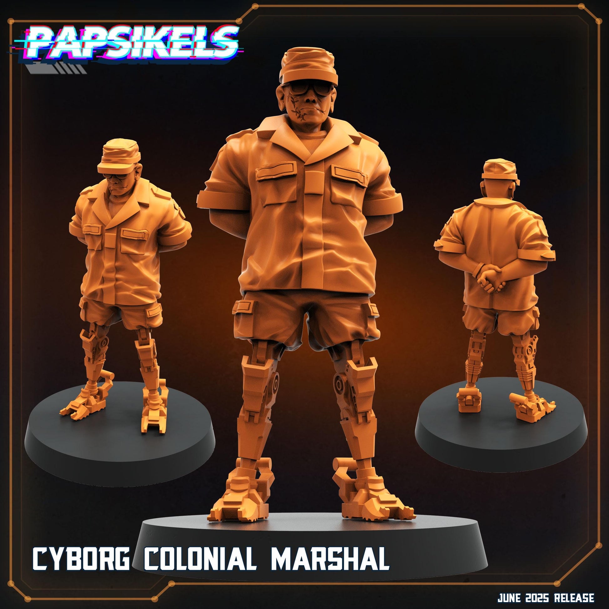 Cyborg Colonial Marshall (sculpted by Papsikels)