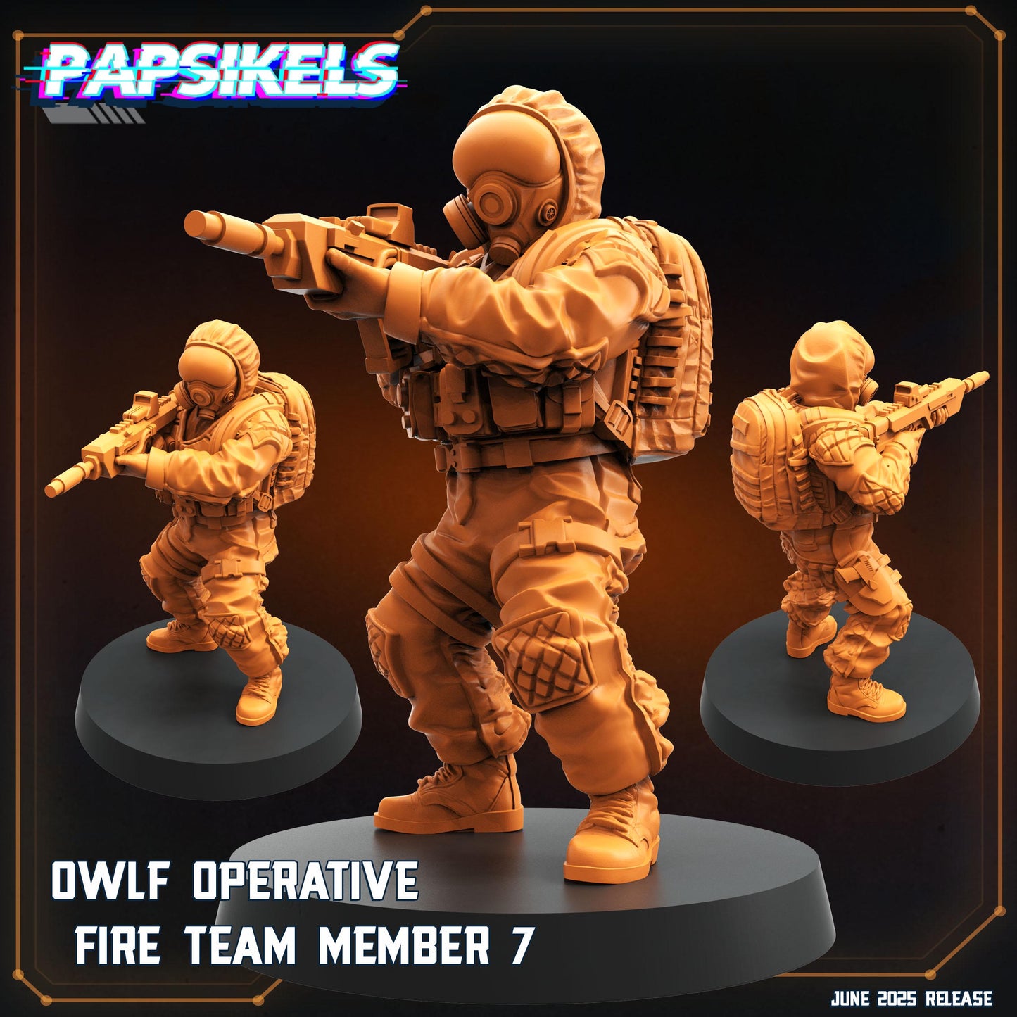 OWLF Operative Fireteam Unit - set of 7 (sculpted by Papsikels)