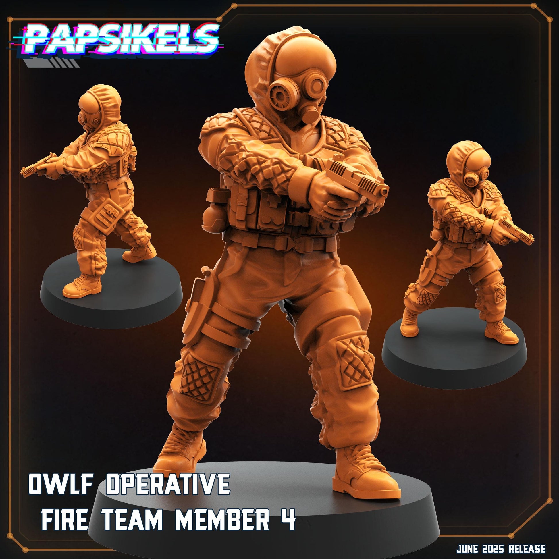 OWLF Operative Fireteam Unit - set of 7 (sculpted by Papsikels)