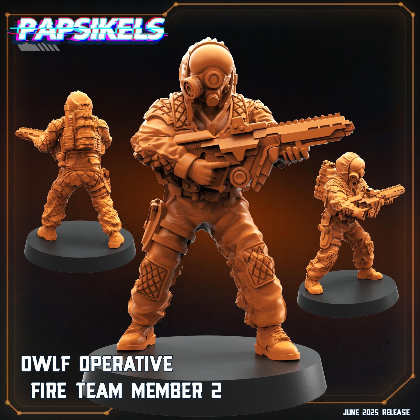 OWLF Operative Fireteam Unit - set of 7 (sculpted by Papsikels)