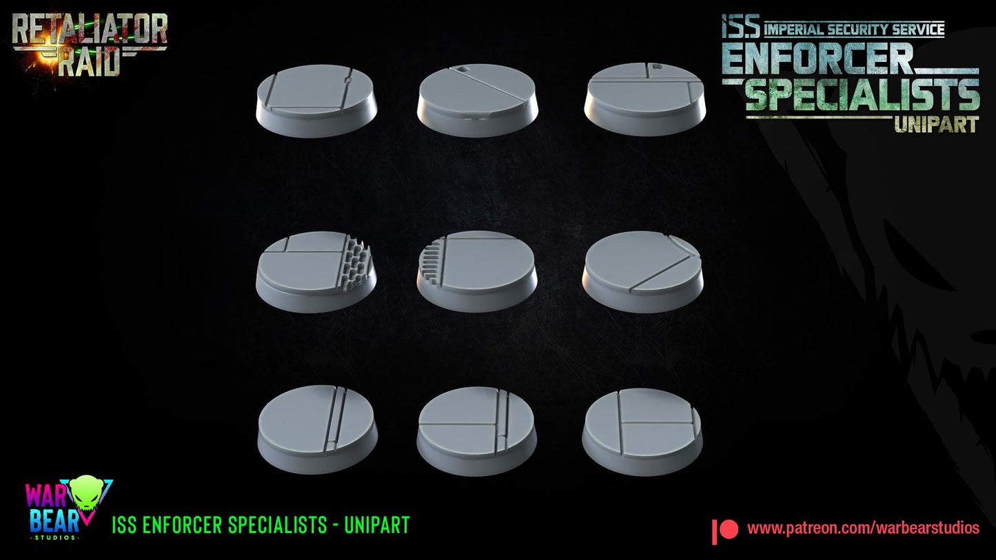 ISS Enforcer Specialists - set of 5 (Sculpted by War Bear Studios)