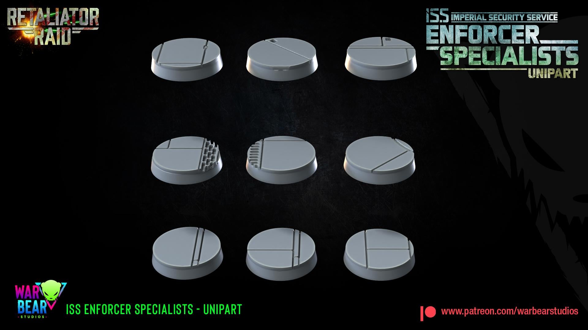 ISS Enforcer Specialists - set of 5 (Sculpted by War Bear Studios)