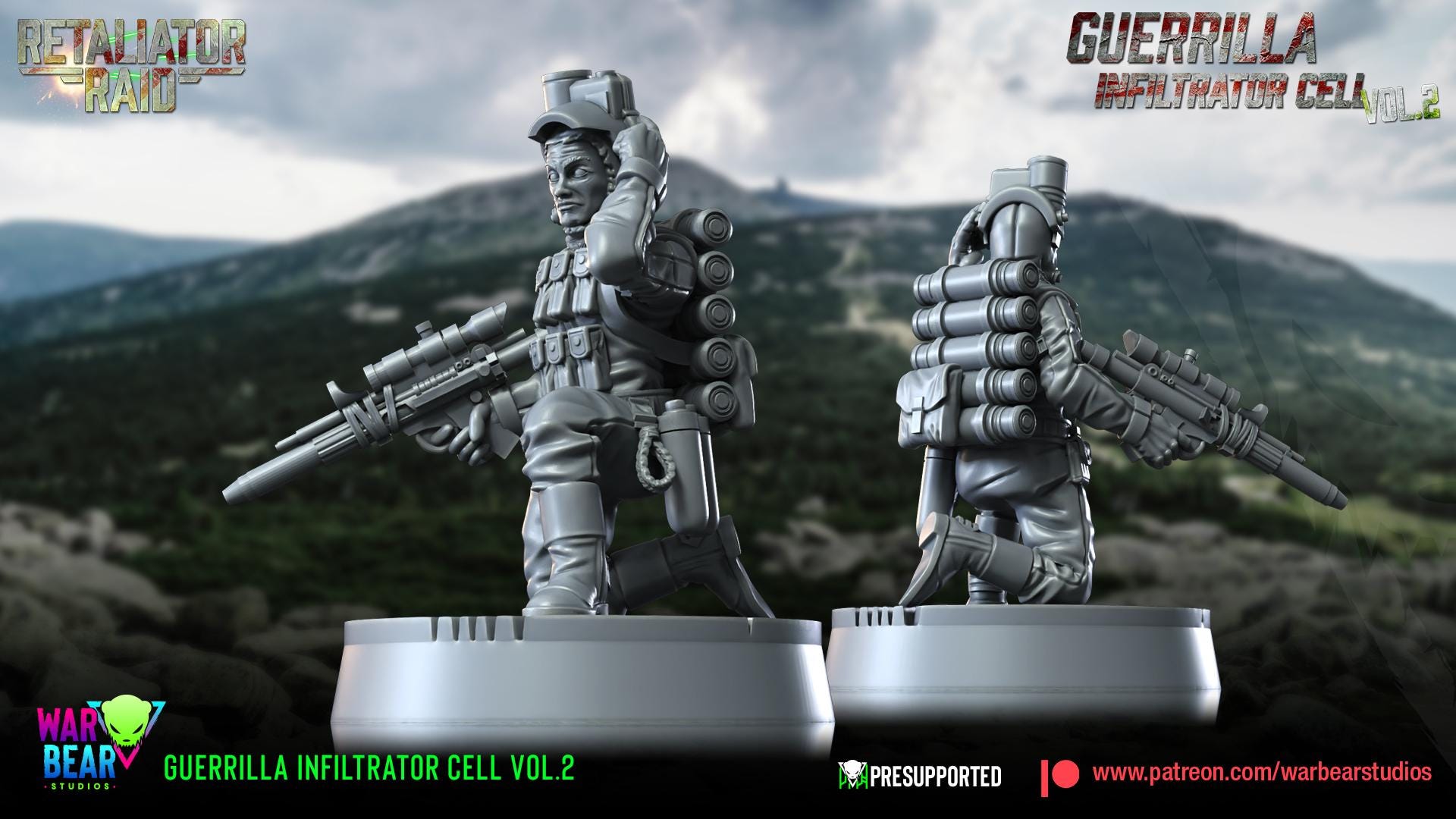 Guerrilla Infiltrators - set of 7 (Sculpted by War Bear Studios)