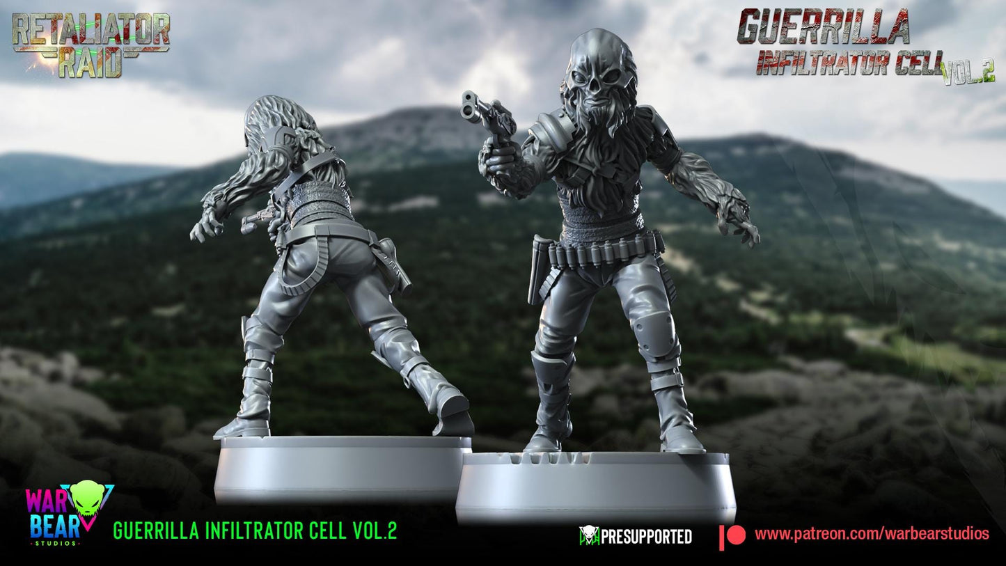 Guerrilla Infiltrators - set of 7 (Sculpted by War Bear Studios)