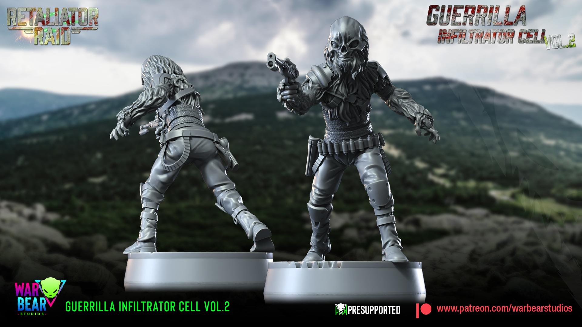 Guerrilla Infiltrators - set of 7 (Sculpted by War Bear Studios)