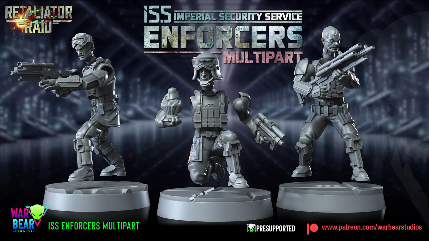 ISS Enforcers - set of 8 (Sculpted by War Bear Studios)