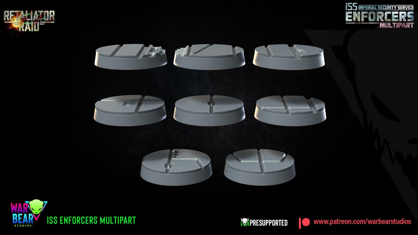 ISS Enforcers - set of 8 (Sculpted by War Bear Studios)