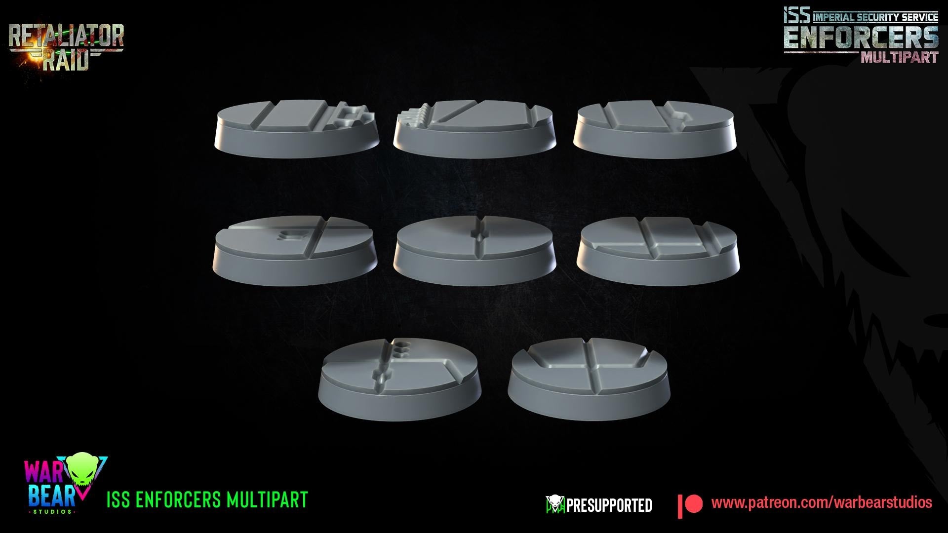 ISS Enforcers - set of 8 (Sculpted by War Bear Studios)