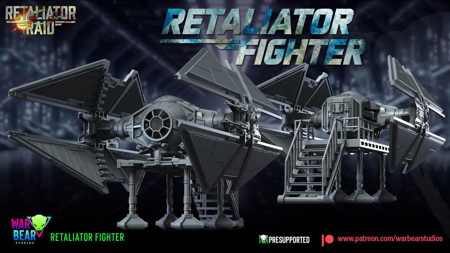 Retaliator fighter (Sculpted by War Bear Studios)