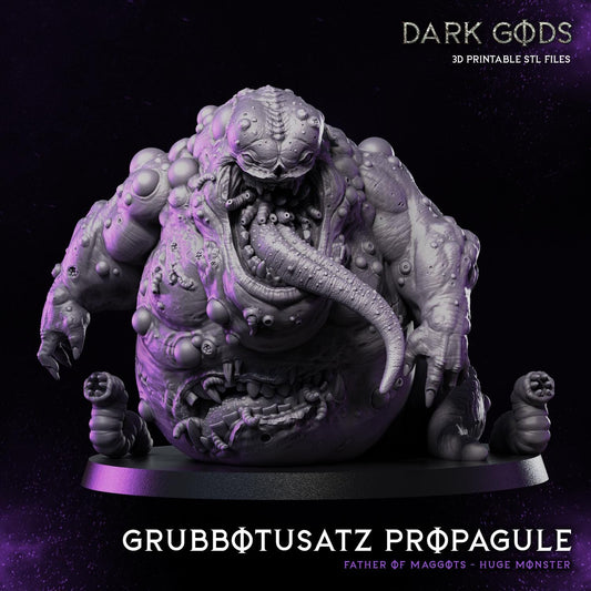 Grubbotusatz Propagule on 60mm base - Sculpted by Dark Gods
