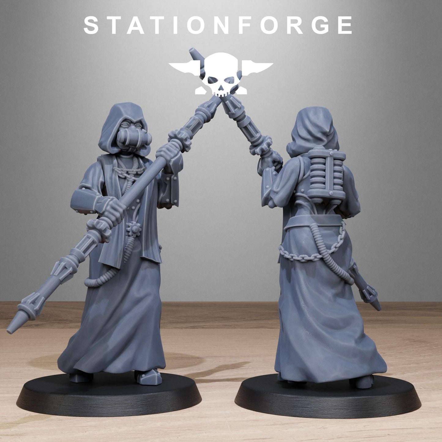 Scavenger Sister Priests - set of 10 (sculpted by Stationforge)
