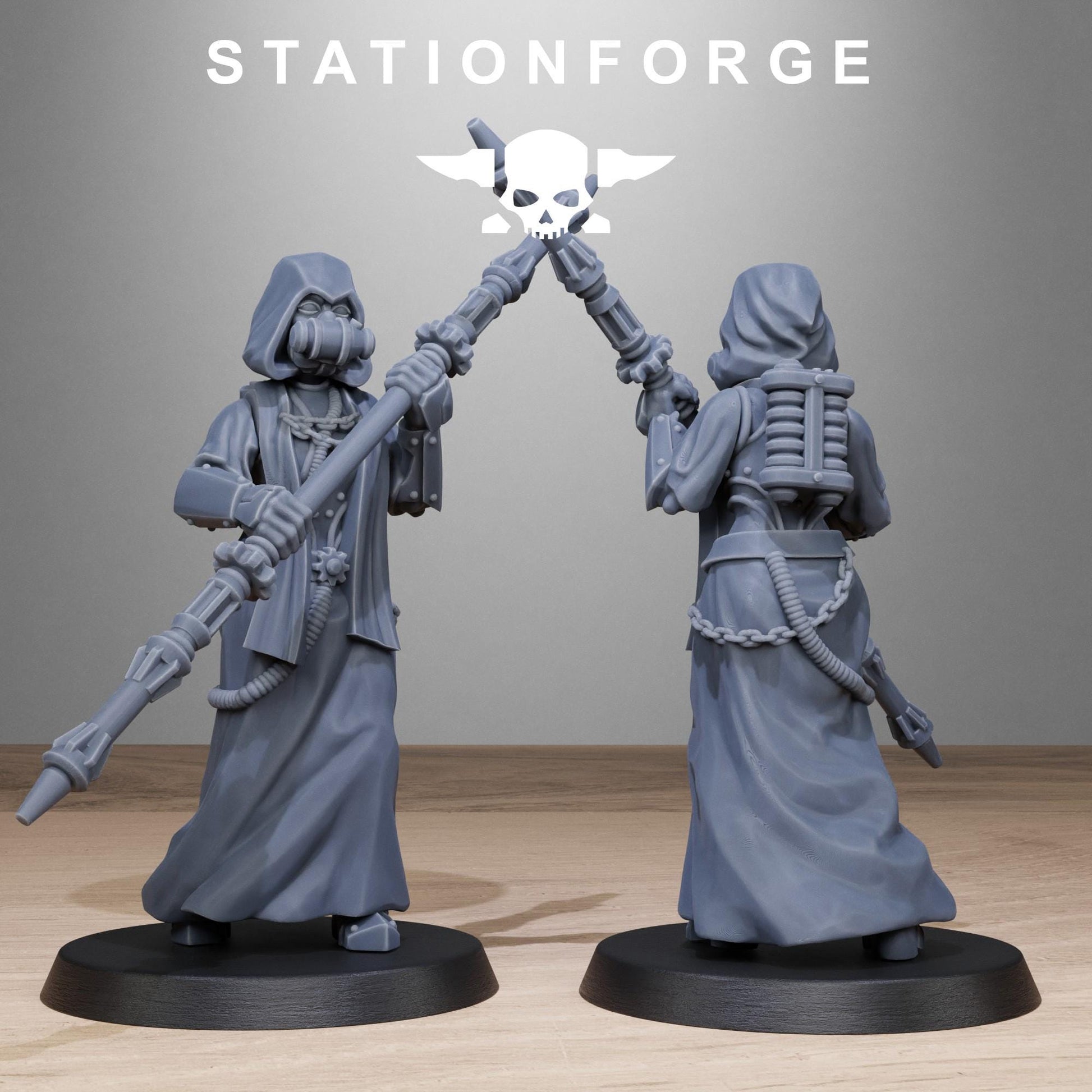 Scavenger Sister Priests - set of 10 (sculpted by Stationforge)