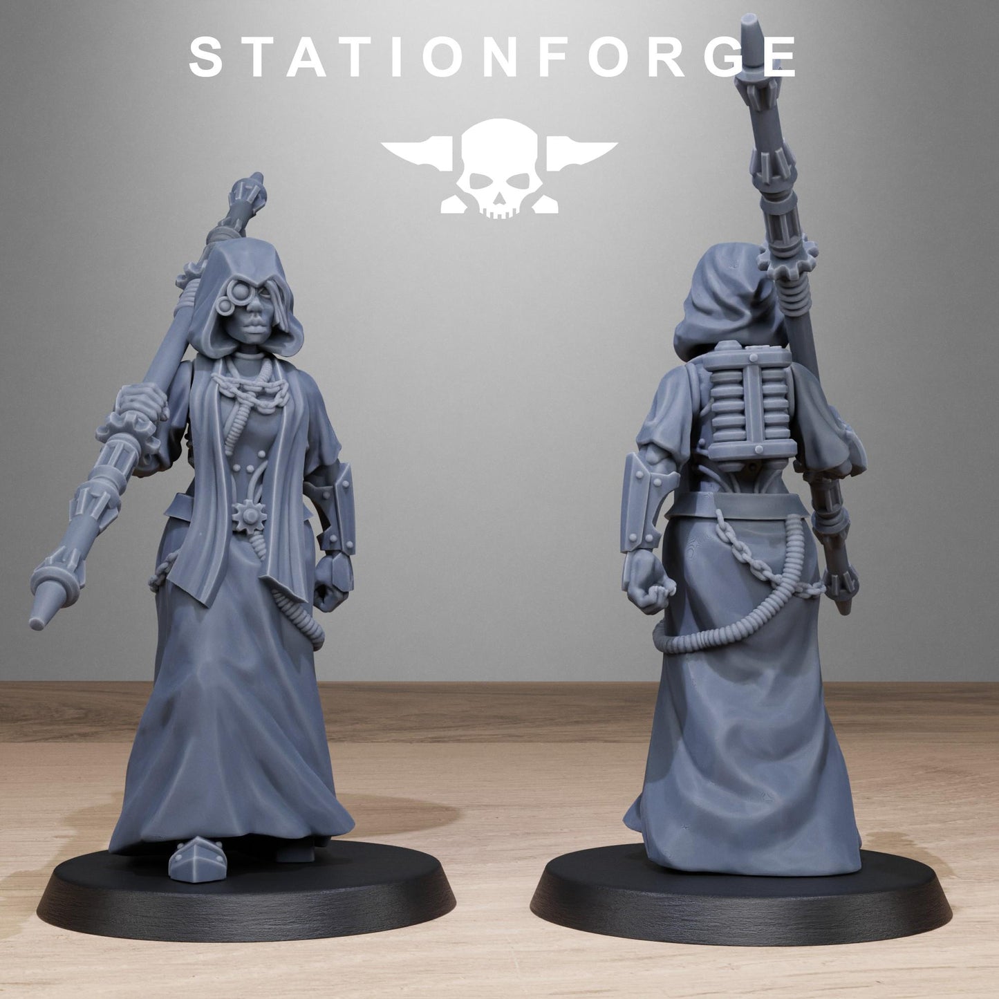 Scavenger Sister Priests - set of 10 (sculpted by Stationforge)