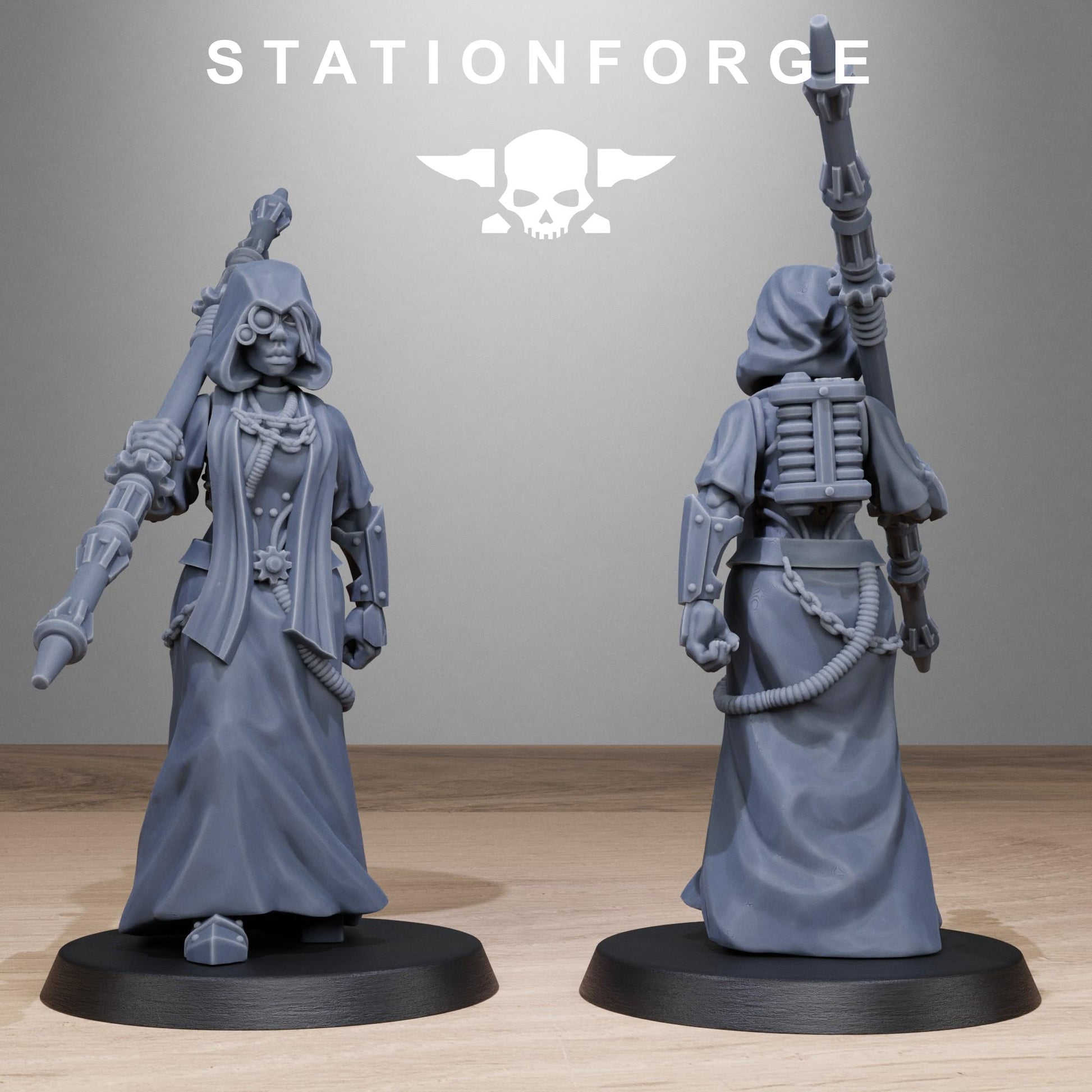 Scavenger Sister Priests - set of 10 (sculpted by Stationforge)