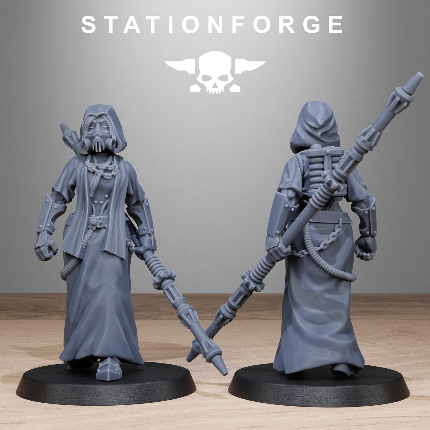 Scavenger Sister Priests - set of 10 (sculpted by Stationforge)