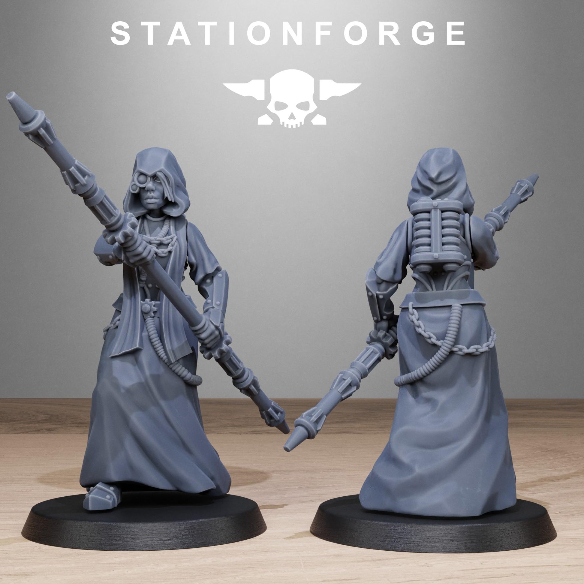 Scavenger Sister Priests - set of 10 (sculpted by Stationforge)