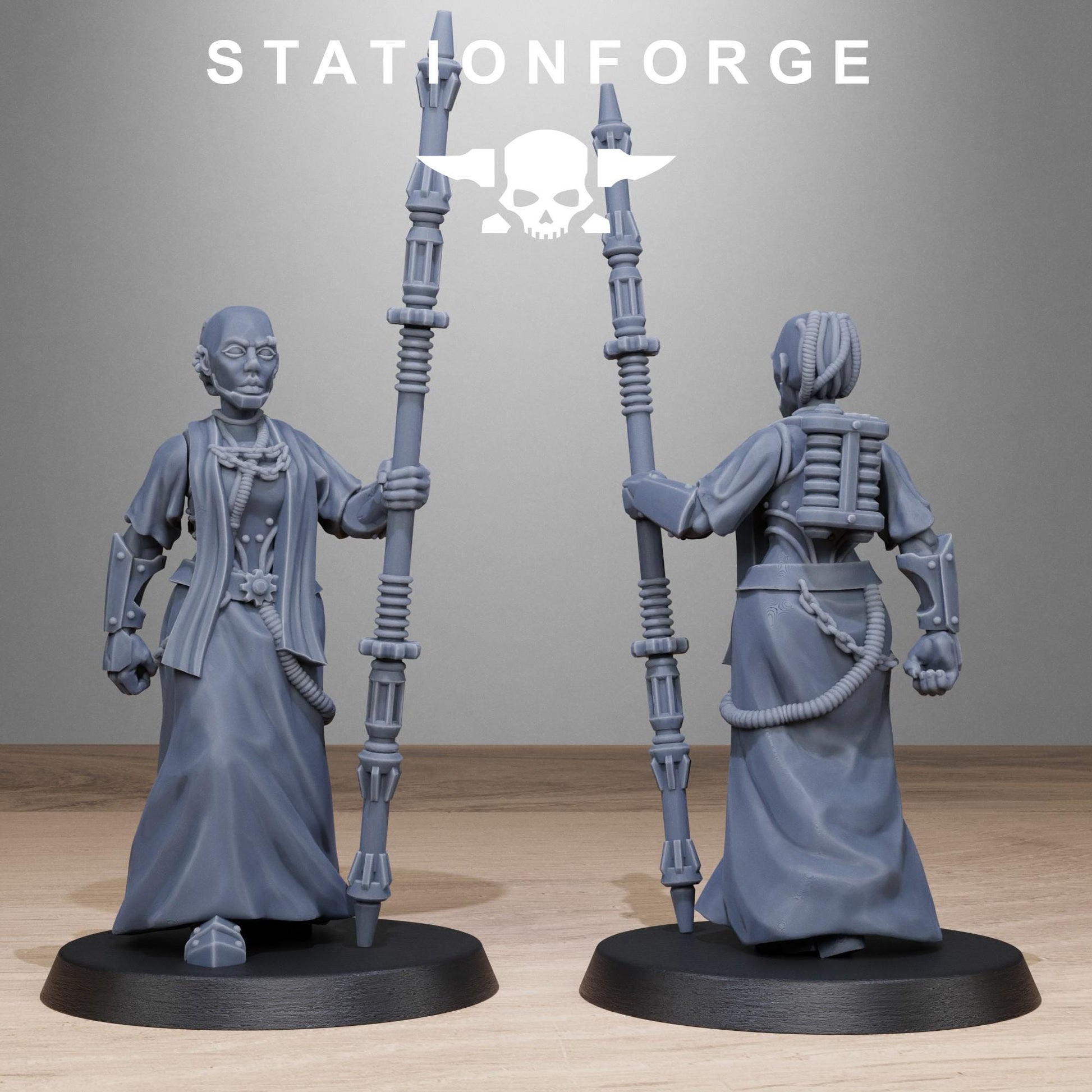 Scavenger Sister Priests - set of 10 (sculpted by Stationforge)
