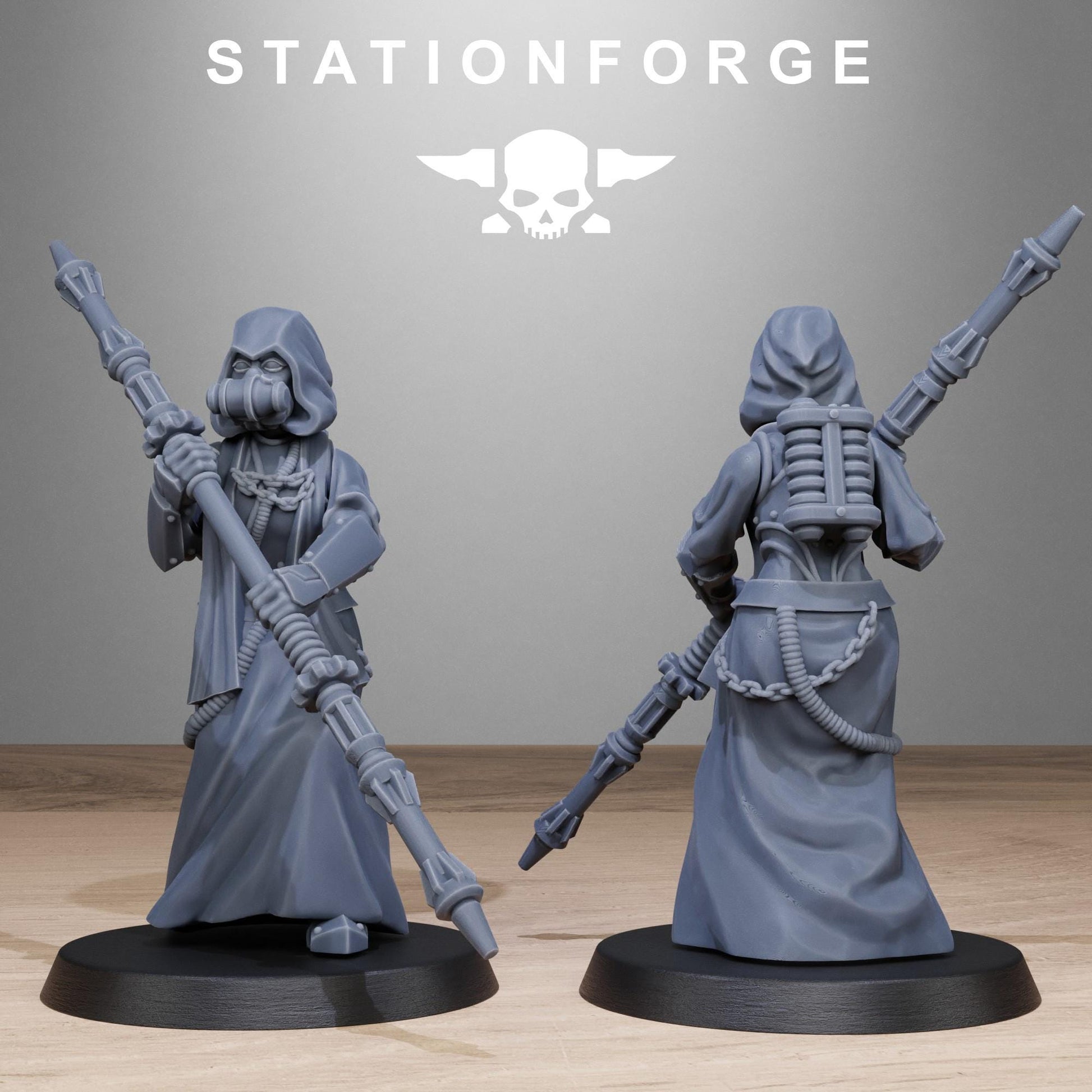 Scavenger Sister Priests - set of 10 (sculpted by Stationforge)