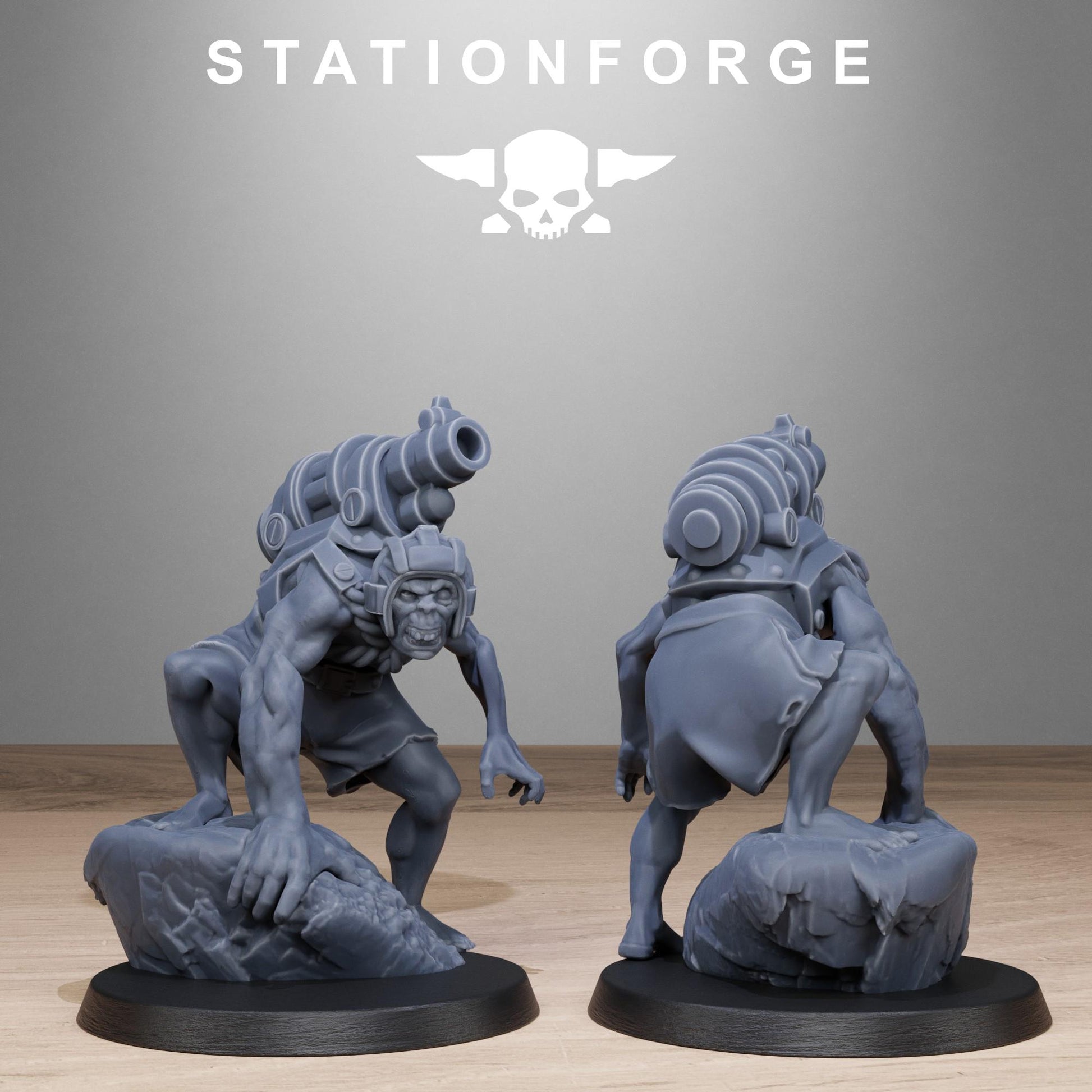 Corrupted Guard Abhumans - set of 10 (with Mutant option) (sculpted by Stationforge)