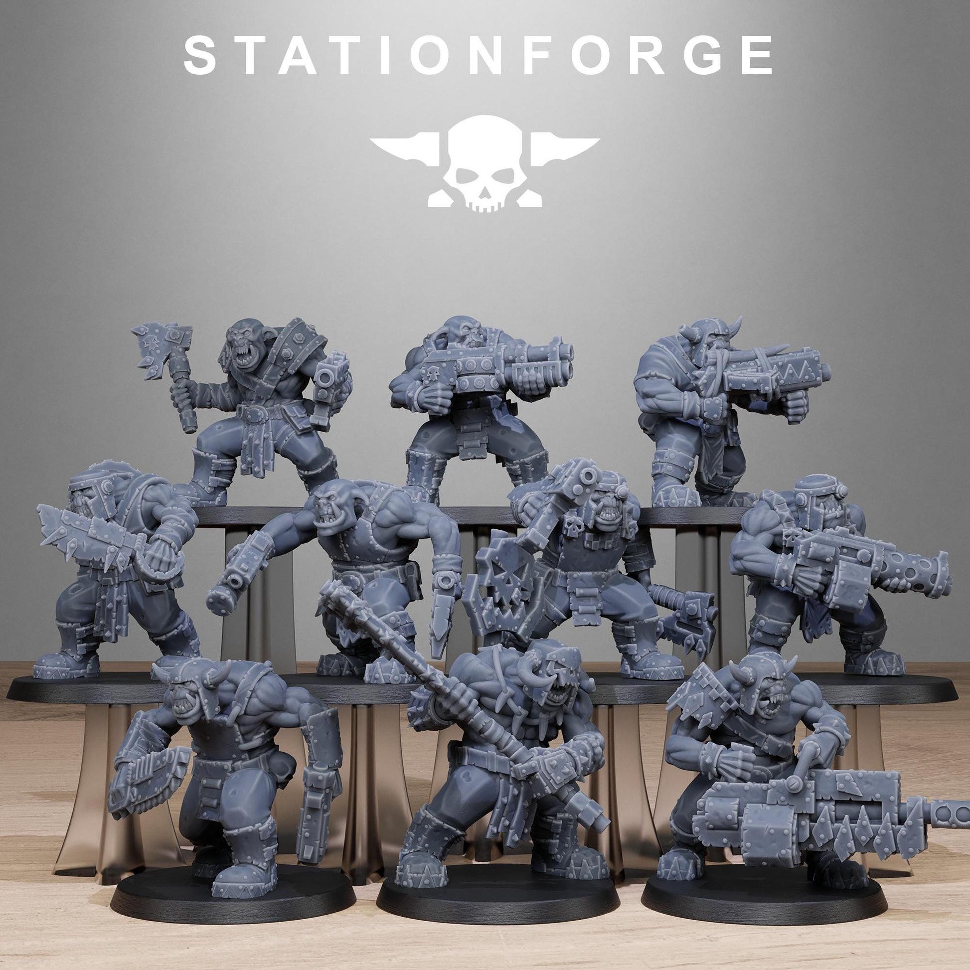 Orkaz Bro Infantry - set of 10 (sculpted by Stationforge)