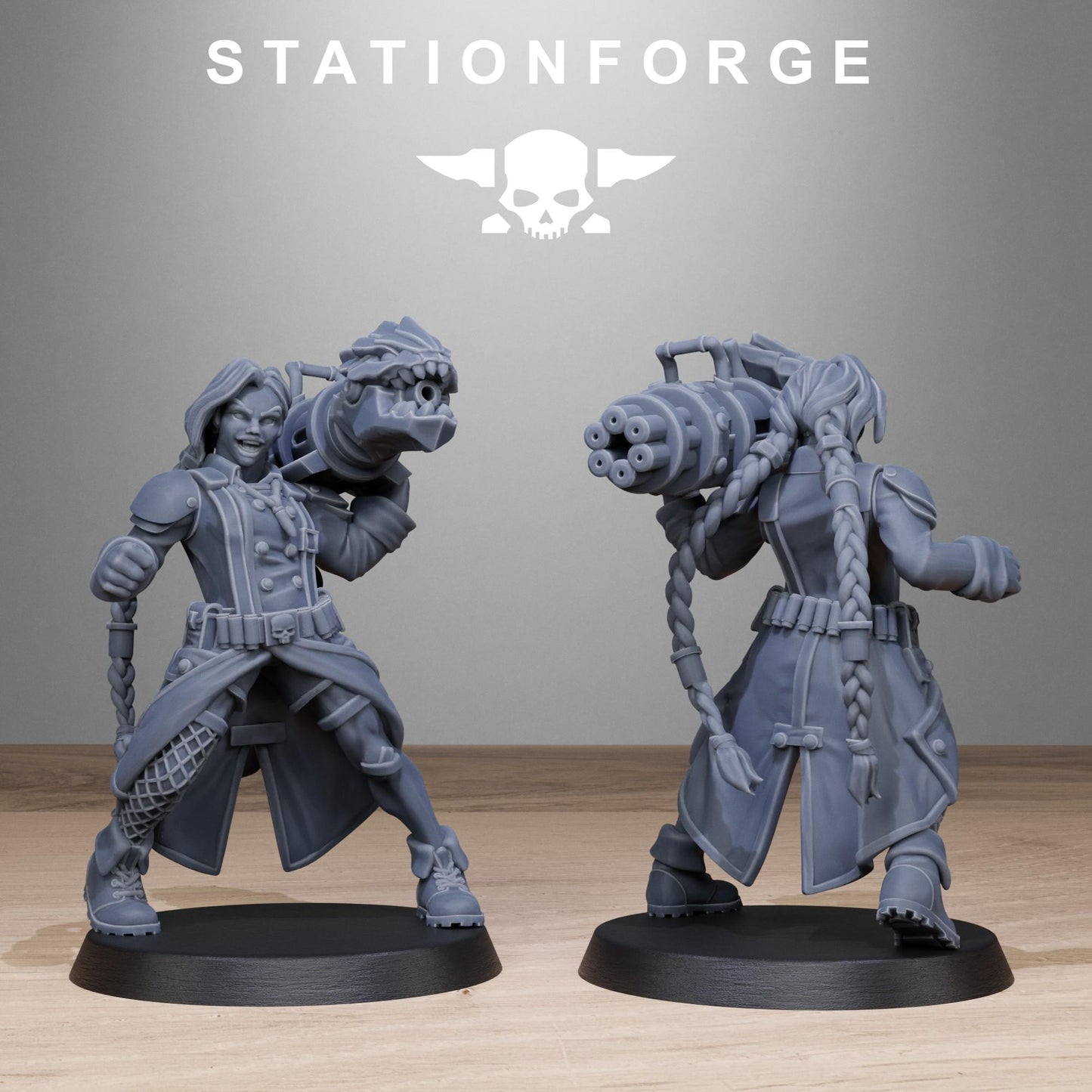 Grim Guard Sisters - set of 10 (sculpted by Stationforge)