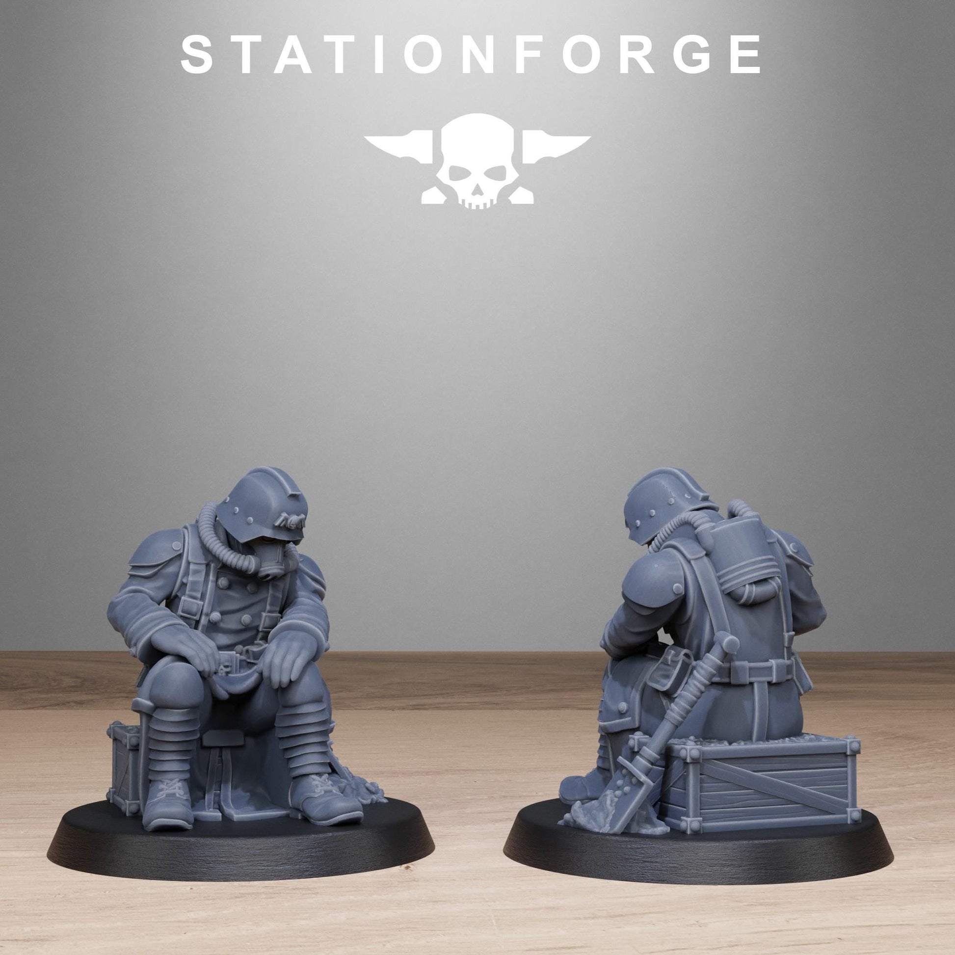 Grim Guard Chill Squad - set of 10 (sculpted by Stationforge)