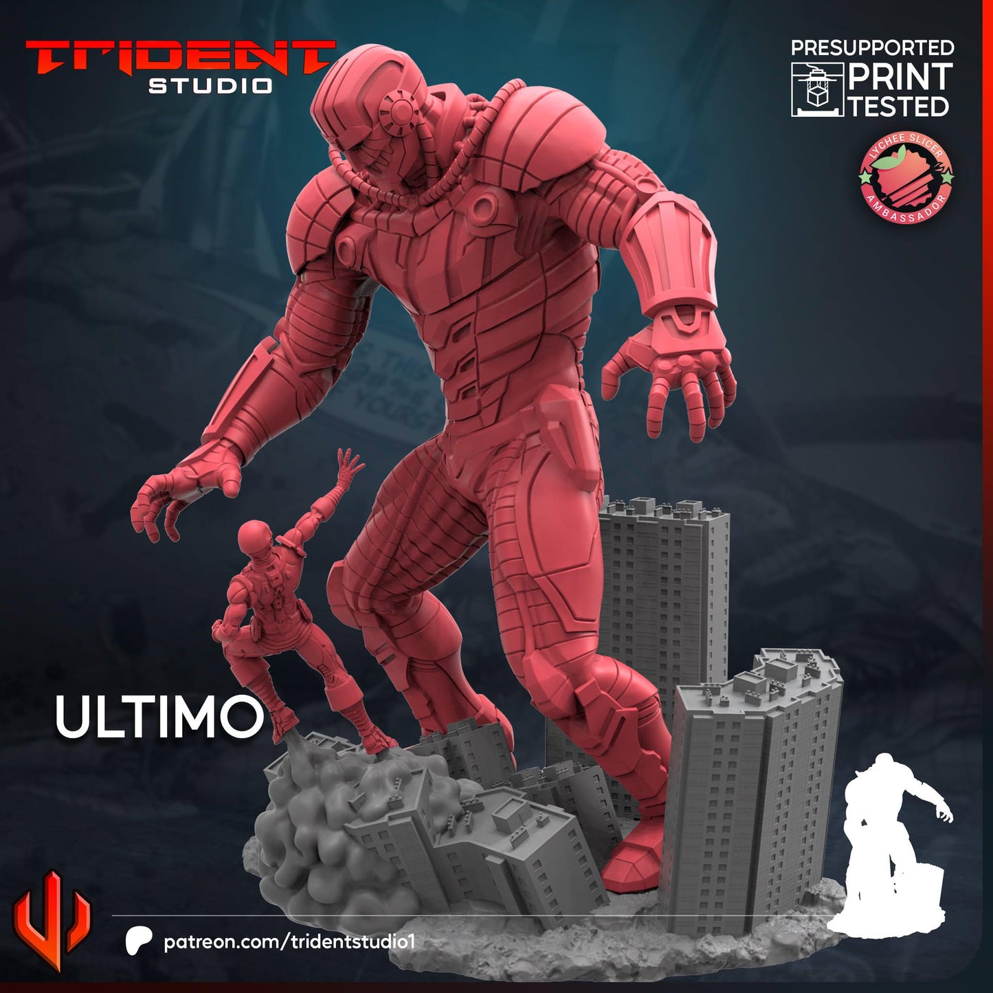 Ultimo (Fan art sculpted by Trident Studio) (Crisis Protocol Proxy/Alternative)