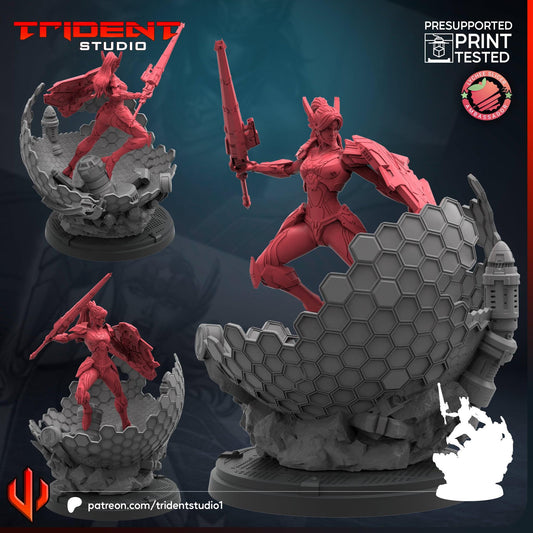 Sharon Rogers - (Fan art sculpted by Trident Studio) (Crisis Protocol Proxy/Alternative)