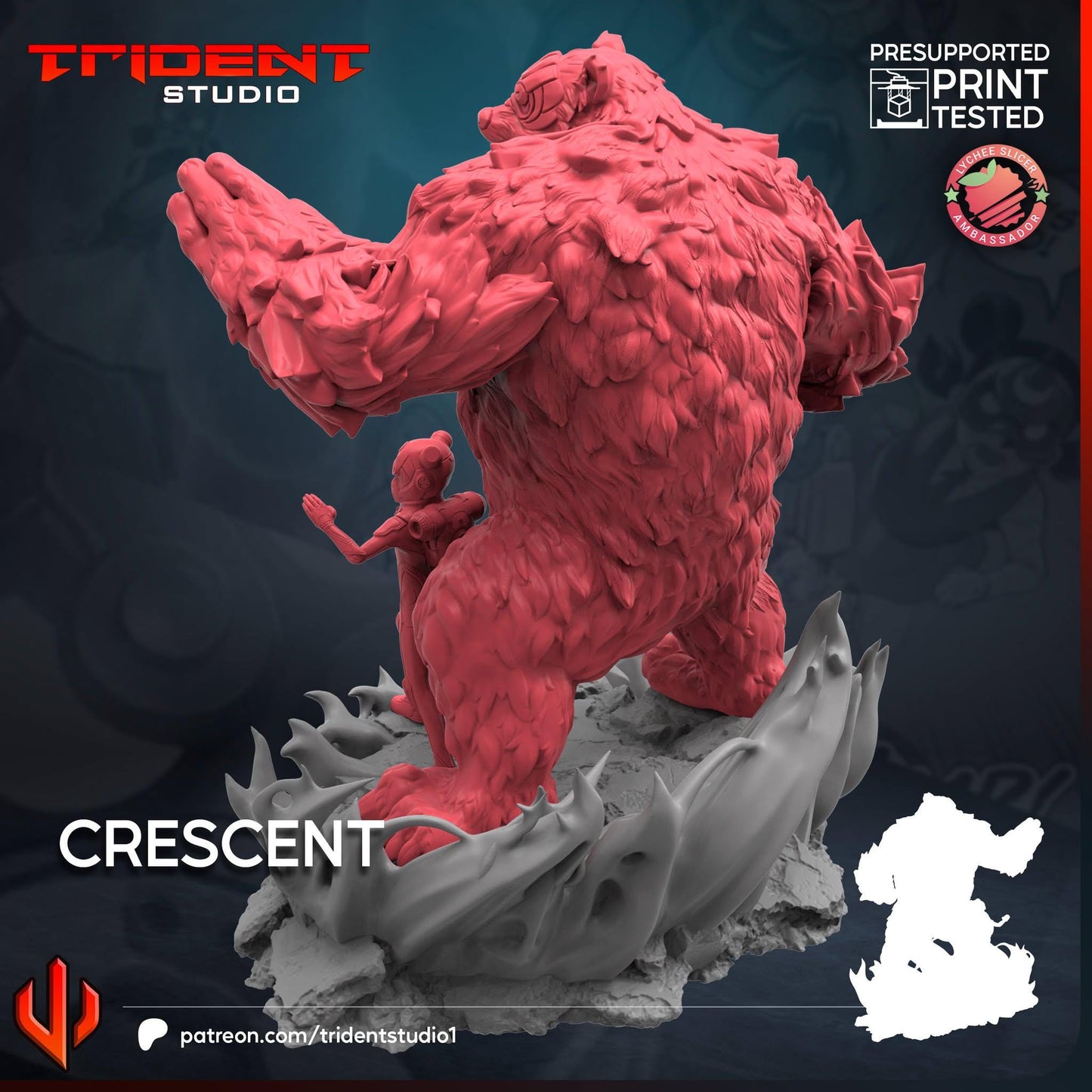 Crescent (Fan art sculpted by Trident Studio) (Crisis Protocol Proxy/Alternative)