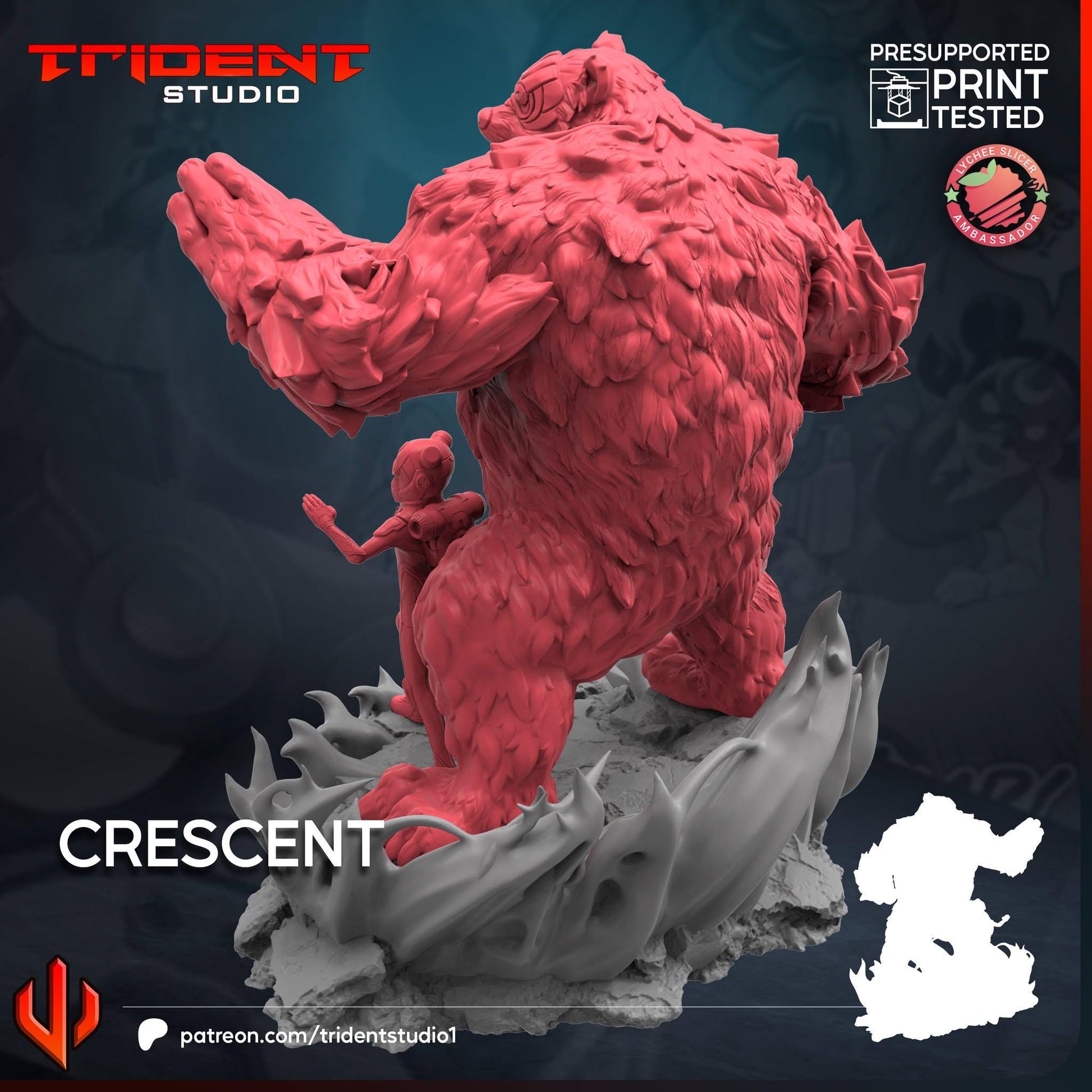 Crescent (Fan art sculpted by Trident Studio) (Crisis Protocol Proxy/Alternative)