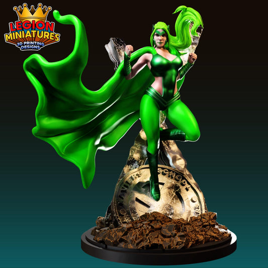 Polaris Fan-Art 40mm Miniature (Sculpted by Legion Miniatures) (Crisis Protocol Proxy/Alternative)