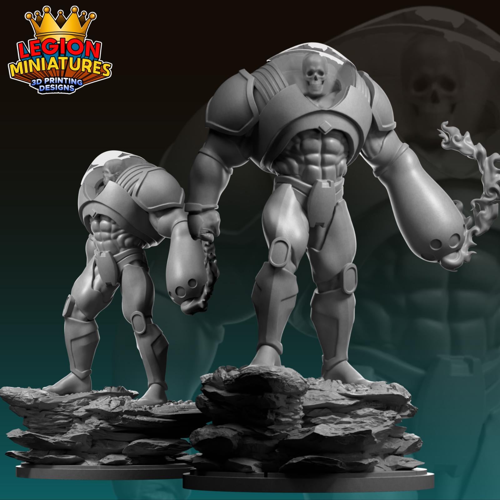 Nemesis Fan-Art 40mm Miniature (Sculpted by Legion Miniatures) (Crisis Protocol Proxy/Alternative)