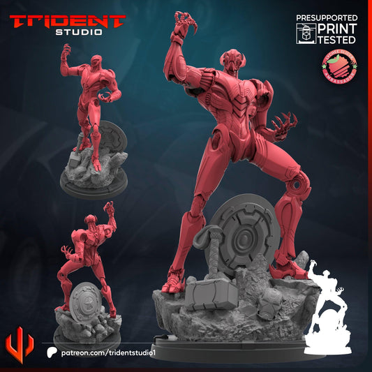 Ultron (Rivals) - (Fan art sculpted by Trident Studio) (Crisis Protocol Proxy/Alternative)